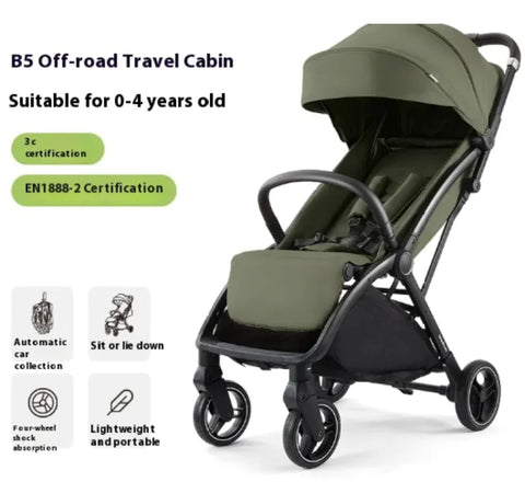 Lightweight Folding Baby Stroller - Perfect for Travel and Convenience