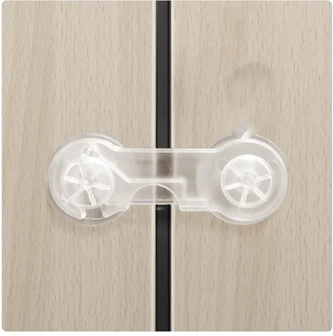 Home Security Transparent Baby Safety Lock for Cabinet Doors
