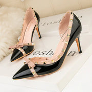 Stylish High Heel Women’s Shoes with Studded Details