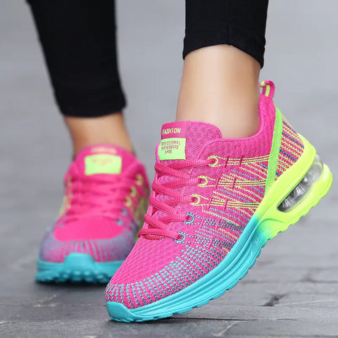 Breathable Women's Air Cushion Running Sneakers
