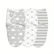 Universal Cotton Baby Blanket with Adjustable Swaddle