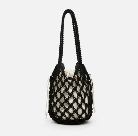 Cotton Mesh Shoulder Bag