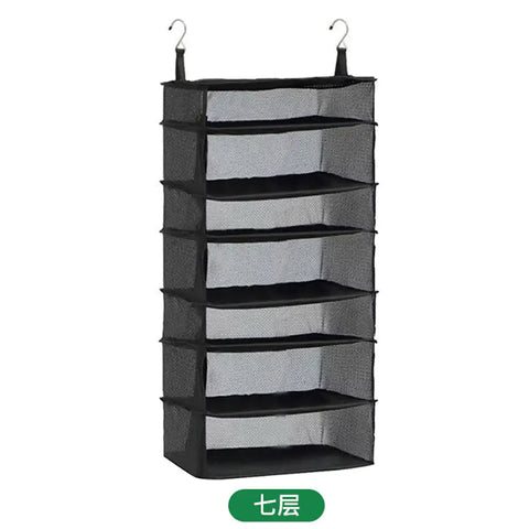 Outdoor Travel Storage Bag - Three-Layer Hanging Organizer