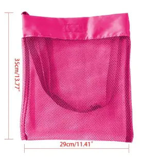 Summer Portable Mesh Beach Bag for Kids' Toys