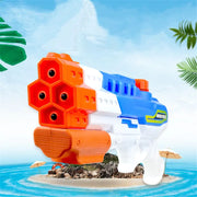 Water Gun Blaster with 4 Nozzles for Pool Fun