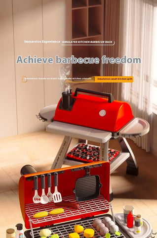 Educational Kitchen Cooking Spray Barbecue Table Toy Suit for Children