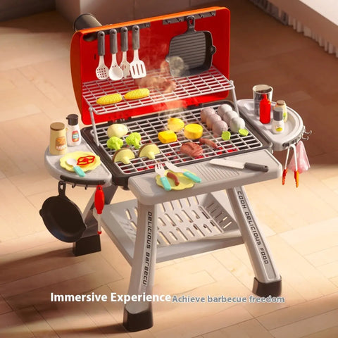 Educational Kitchen Cooking Spray Barbecue Table Toy Suit for Children