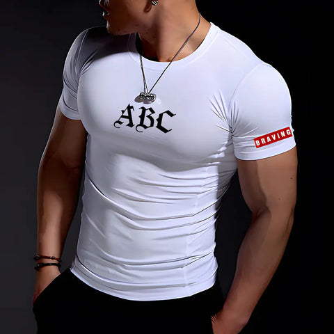 New Fashion Men's Summer Casual Fitted T-Shirt