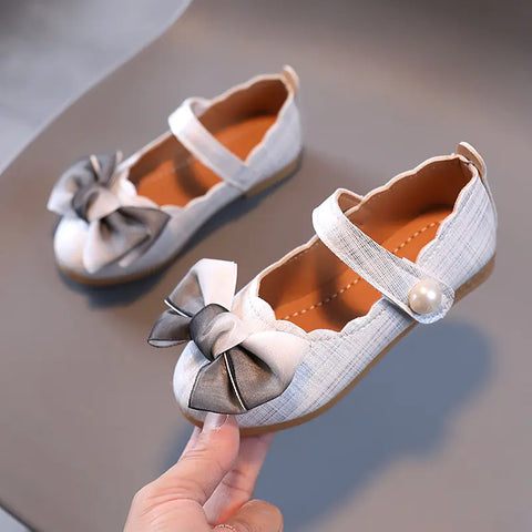 Elegant Bow Princess Shoes for Girls - Kids Fashion Footwear