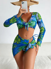 Mingyi 2024 Fashionable Colorful Print Bikini Set