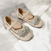 Girls' Mary Jane Glitter Princess Shoes for Kids