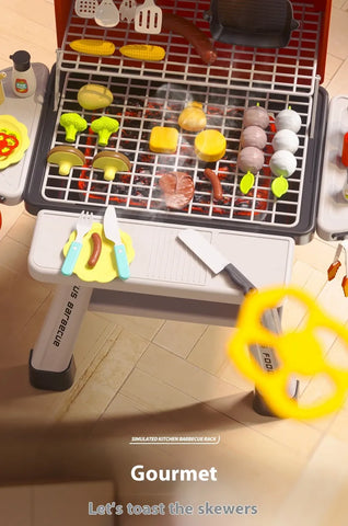 Educational Kitchen Cooking Spray Barbecue Table Toy Suit for Children