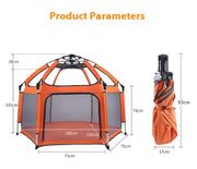Safe & Portable Foldable Baby Playpen - Ultimate Convenience for Parents
