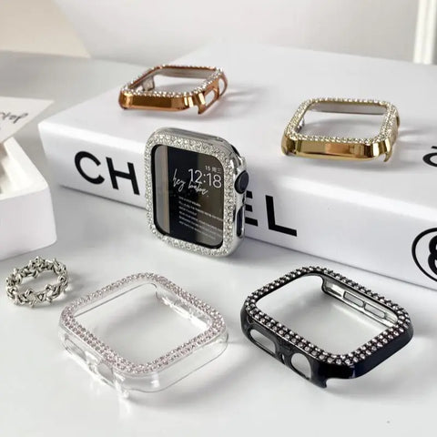 Apple Watch Case with Double Row Diamonds (iWatch SE)