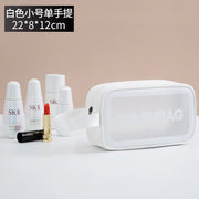 Large Capacity Waterproof PU Makeup Bag with Handle