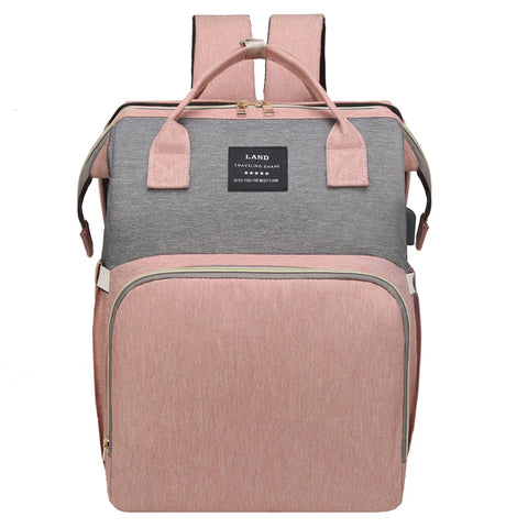 Foldable Infants Baby Crib Waterproof Nappy Mother Bag - Perfect for Travel