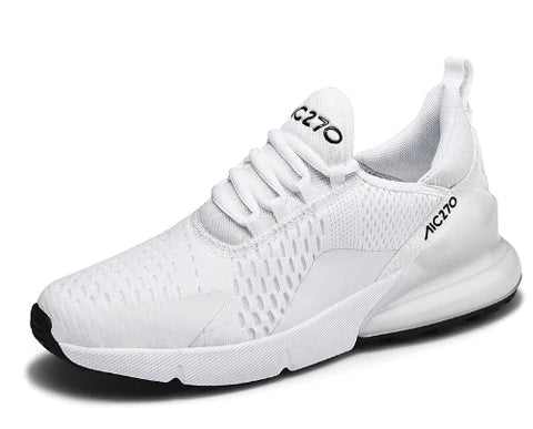 Men's Breathable Flyknit Cushion Running Shoes