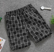 High-End Plaid Loose Beach Shorts for Men 2022