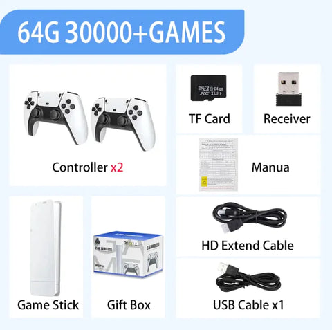 M15 Wireless Mini Game Console - Retro Entertainment on the Go