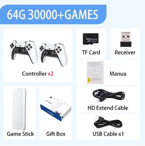 M15 Wireless Mini Game Console - Retro Entertainment on the Go