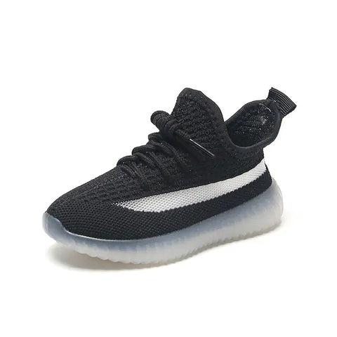 Boys' Soft Bottom Mesh Running Sneakers - Kids' Sports Shoes