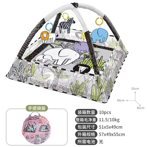 Baby Play Gym with Ocean Balls and Activity Fence