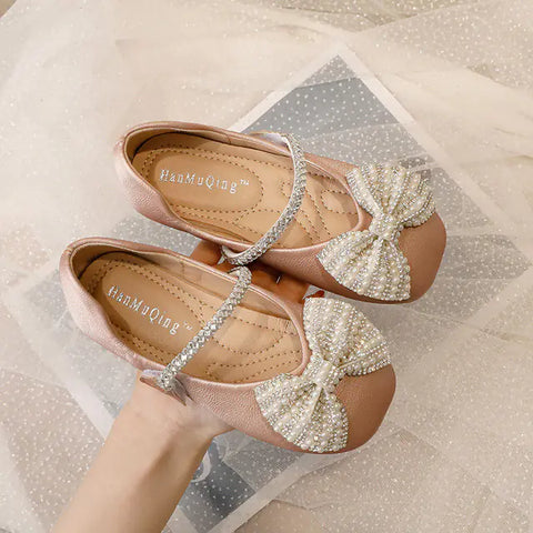 Girls' Mary Jane Glitter Princess Shoes for Kids