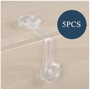 Home Security Transparent Baby Safety Lock for Cabinet Doors