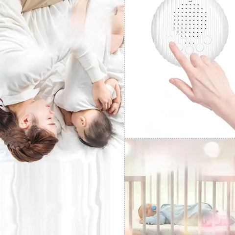 Portable Baby White Noise Sleep Machine - SweetDreams: 10 Soothing Sounds for Peaceful Naps Anywhere