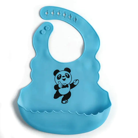 Food Grade Silicone Baby Bib with Saliva Pocket - Ultimate Parenting Convenience