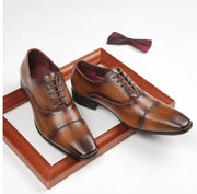 Men's Casual Leather Business Single Shoes