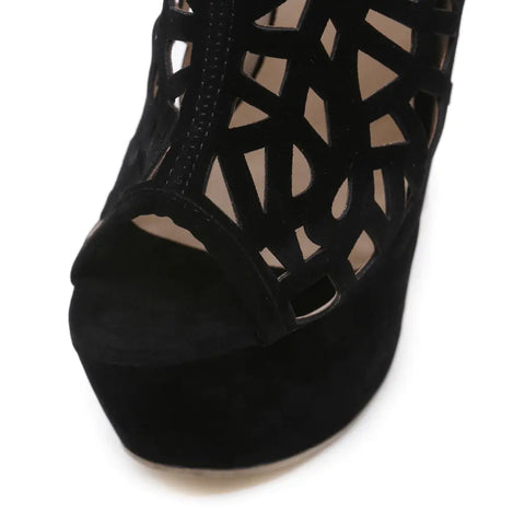 Stylish Women's High Heels with Waterproof Platform