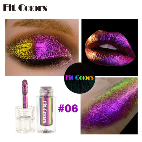 Aurora Long Lasting Multi Chrome Eyeshadow Pigments - Professional Quality