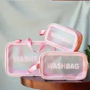 Portable Transparent Travel Organizer Bag for Women
