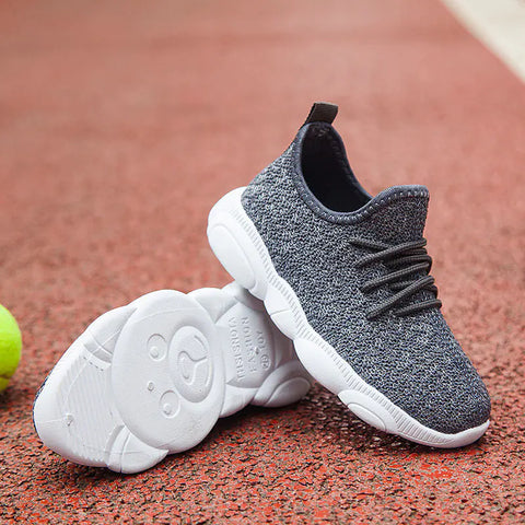 Kids' Slip-On Sports Shoes with Fleece Lining