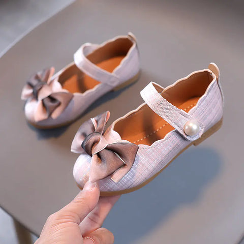 Elegant Bow Princess Shoes for Girls - Kids Fashion Footwear