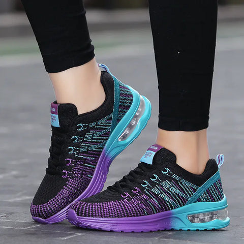 Breathable Women's Air Cushion Running Sneakers