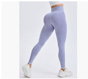 Nude Feel High Waist Hip Lifting And Belly Contracting Fitness Seamless Sports Pants