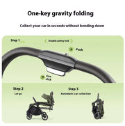Lightweight Folding Baby Stroller - Perfect for Travel and Convenience
