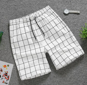 High-End Plaid Loose Beach Shorts for Men 2022