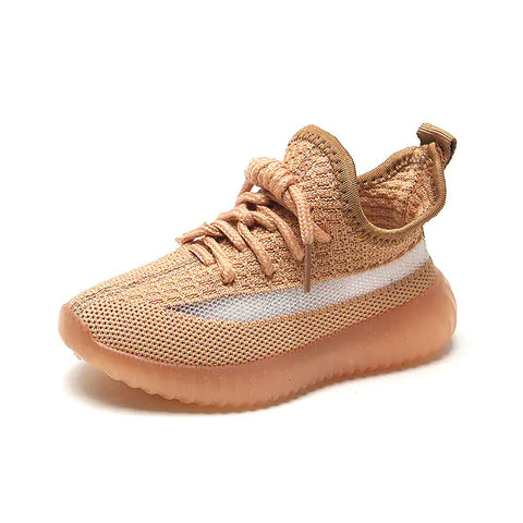 Boys' Soft Bottom Mesh Running Sneakers - Kids' Sports Shoes