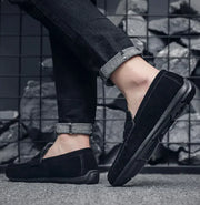 Men's Casual Flat Leather Shoes