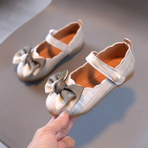 Elegant Bow Princess Shoes for Girls - Kids Fashion Footwear