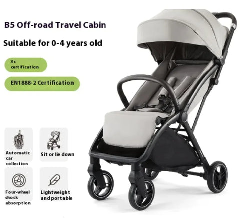 Lightweight Folding Baby Stroller - Perfect for Travel and Convenience