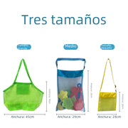 Summer Portable Mesh Beach Bag for Kids' Toys