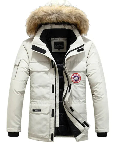 Men's Winter Quilted Jacket - Superior Insulation & Style
