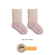 Thickened Fleece-Lined Cotton Socks for Baby (Autumn/Winter)