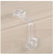 Home Security Transparent Baby Safety Lock for Cabinet Doors