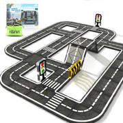 Magnetic Tiles Road Expansion Pack STEM Magnet Building Blocks for Toddler Kids Toys Christmas Toy Gifts for 3+ Year Old Boys & Girls Montessori Educational Creativity-igniting Kids Toys