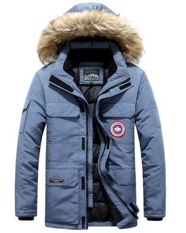 Men's Winter Quilted Jacket - Superior Insulation & Style